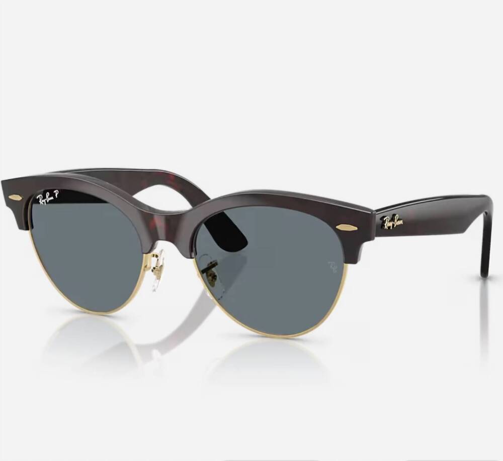 NEW RAY BAN clubmaster way sunglasses in tortoise
